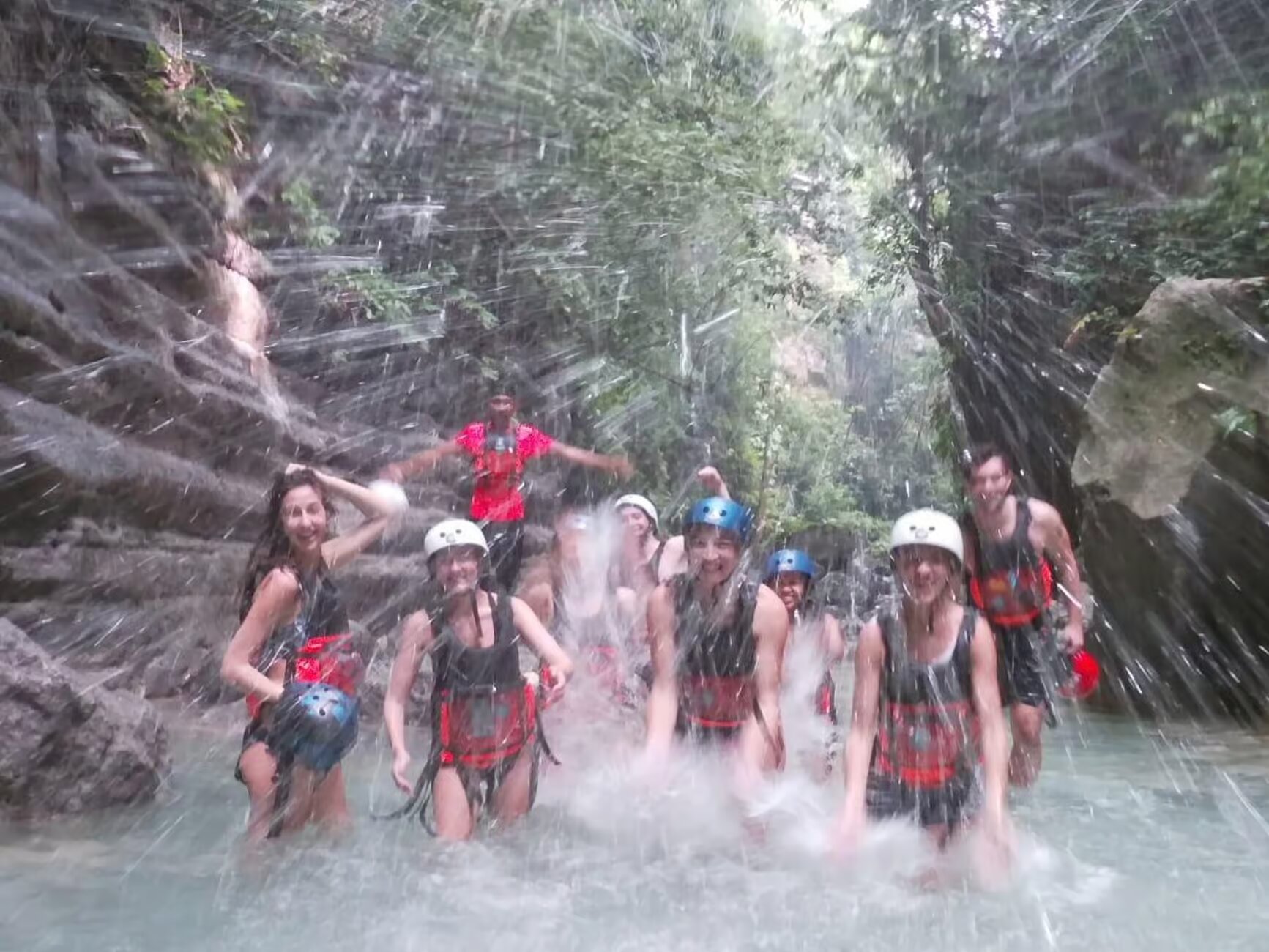 Image of Cebu Moalboal: Kawasan Canyoneering Adventure with Lunch tour package, BookMe Travel Service, Exciting Tour Packages Available, Affordable Prices. Travel Activities.